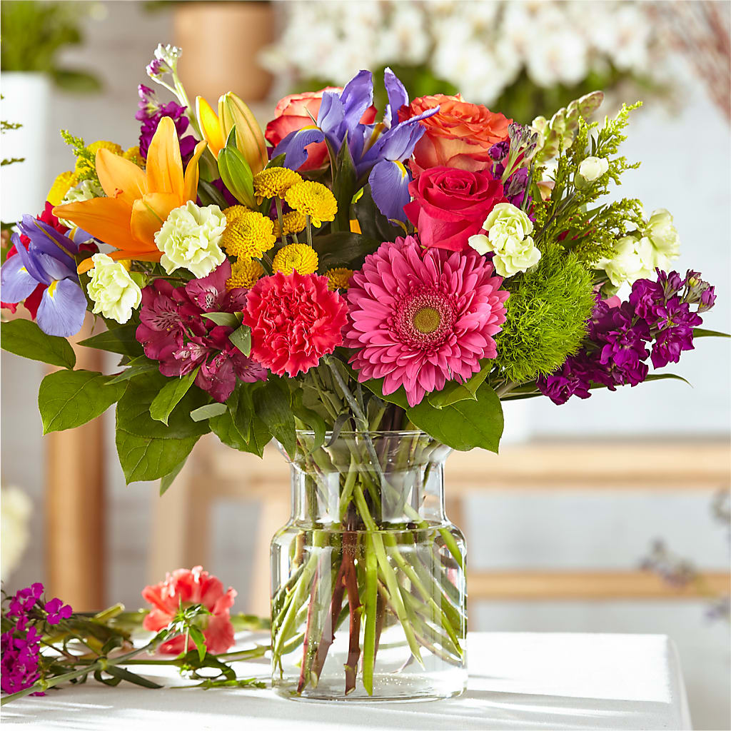 Bold & Bright – A Florist Original – Backroads Florist, Blairsville GA