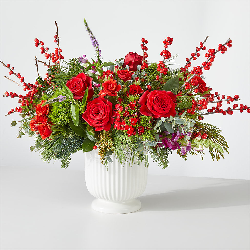 Big Red Bow Bouquet – Backroads Florist, Blairsville GA