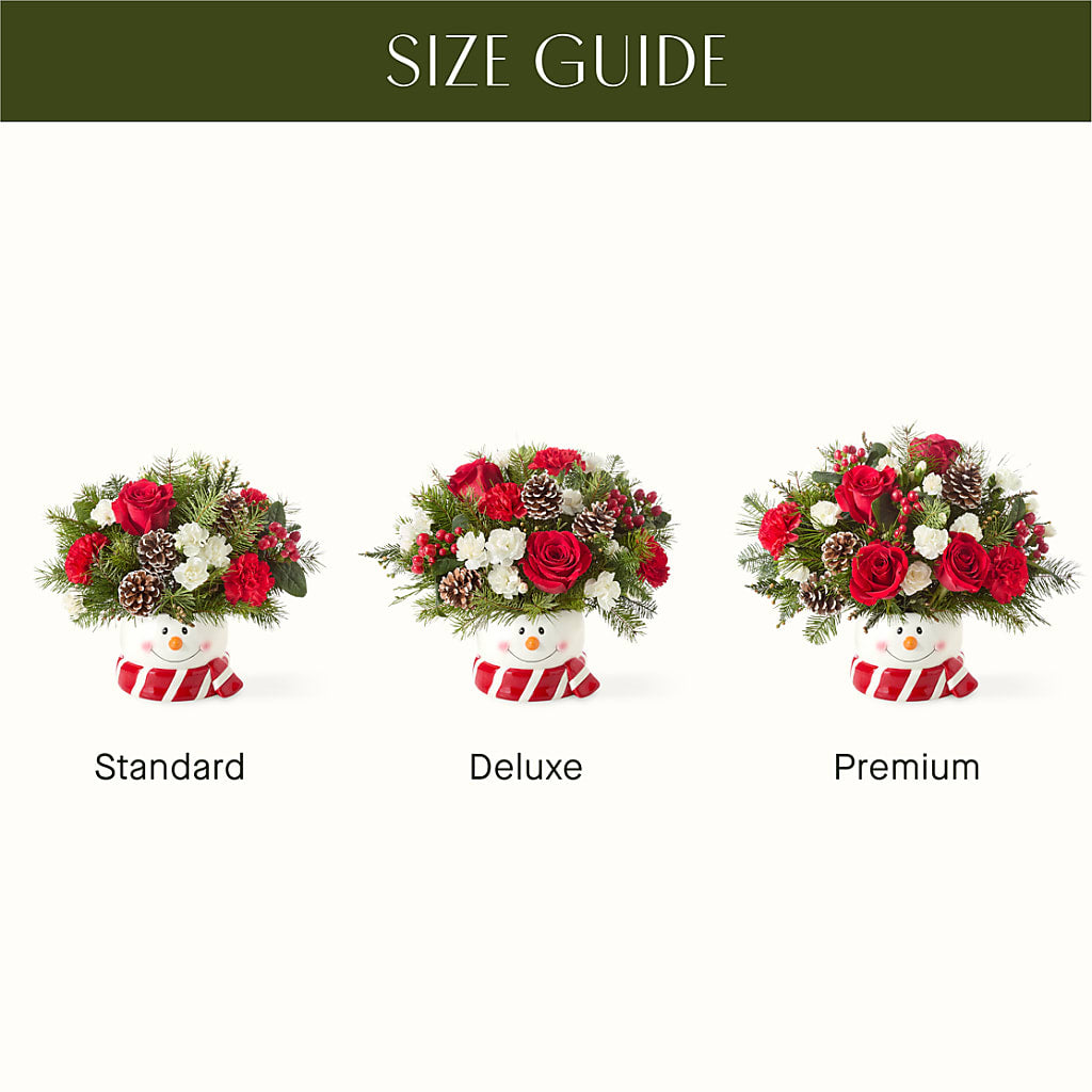 Jolly Snowman Bouquet – Backroads Florist, Blairsville GA