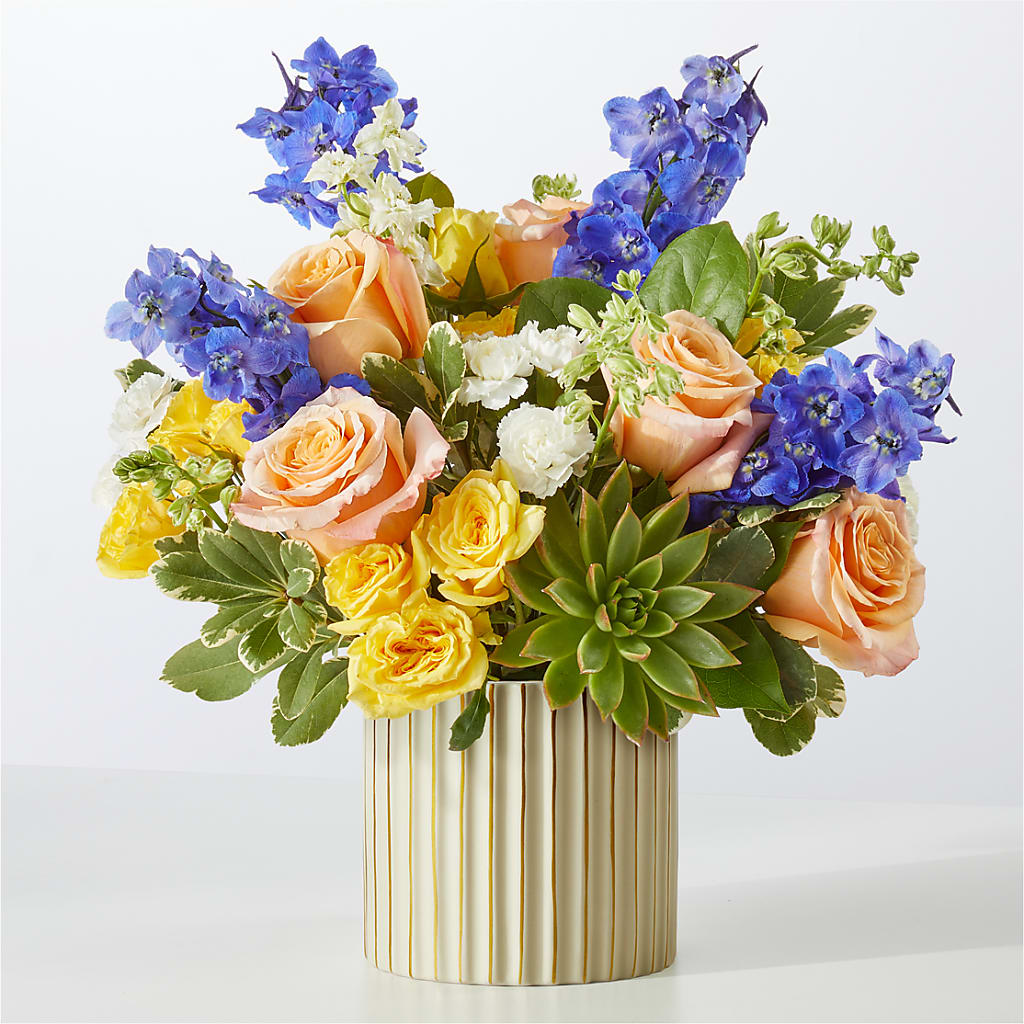Cobalt Reverie Bouquet – Backroads Florist, Blairsville GA