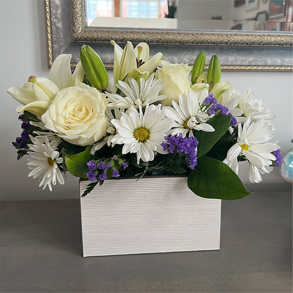 Beyond Blue Box Bouquet – Backroads Florist, Blairsville GA