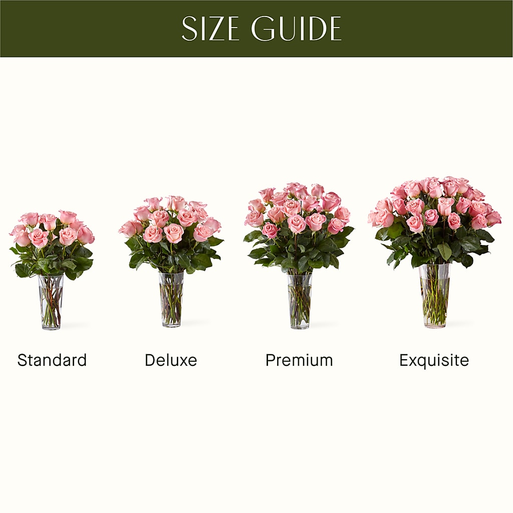 Long Stem Pink Rose Bouquet – Backroads Florist, Blairsville GA
