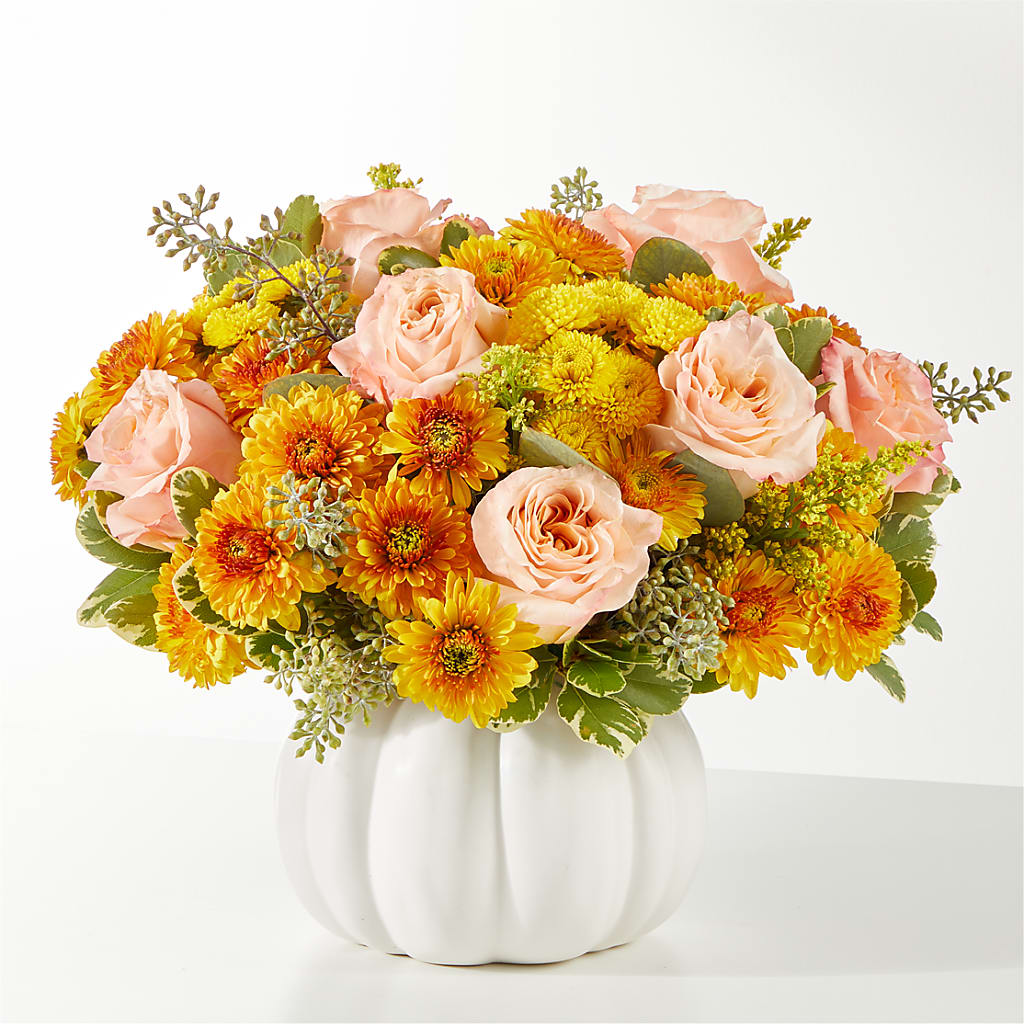 Peachy Pumpkin – Backroads Florist, Blairsville GA
