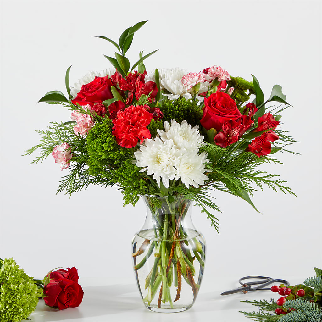 Merry Moment Bouquet – A Florist Original – Backroads Florist, Blairsville GA