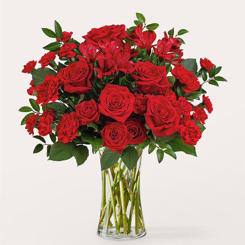 Brilliant Ruby Bouquet – Backroads Florist, Blairsville GA