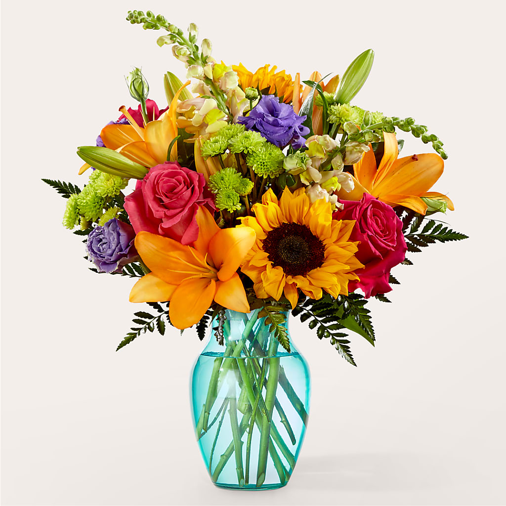 Double Rainbow Bouquet – Backroads Florist, Blairsville GA