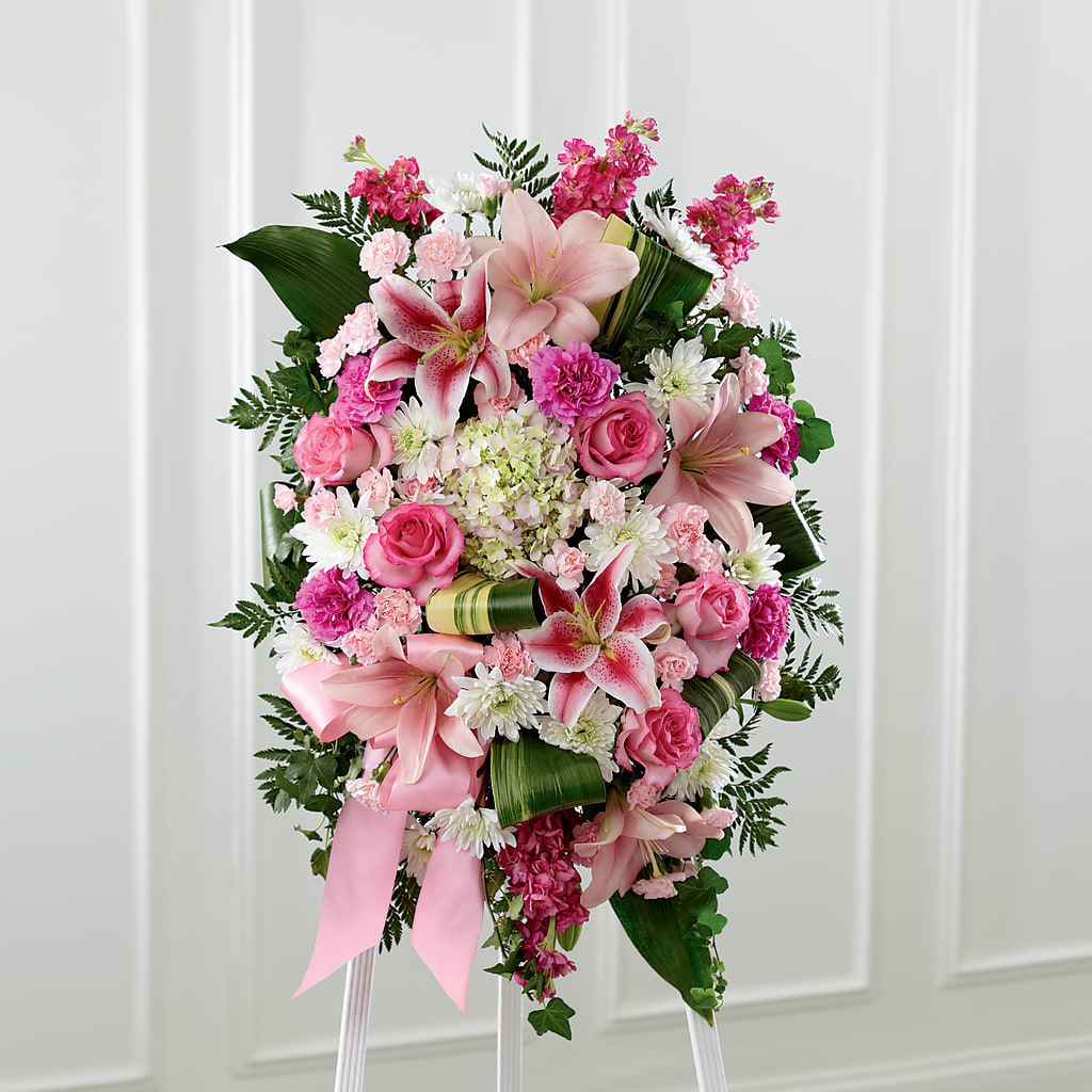 Comforting Standing Spray – Backroads Florist, Blairsville GA