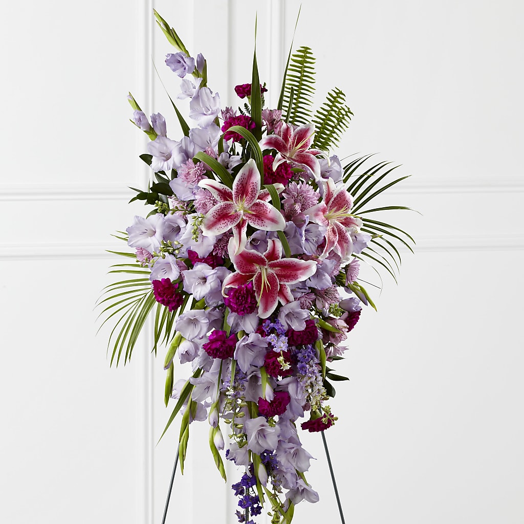 Tender Touch Standing Spray – Backroads Florist, Blairsville GA