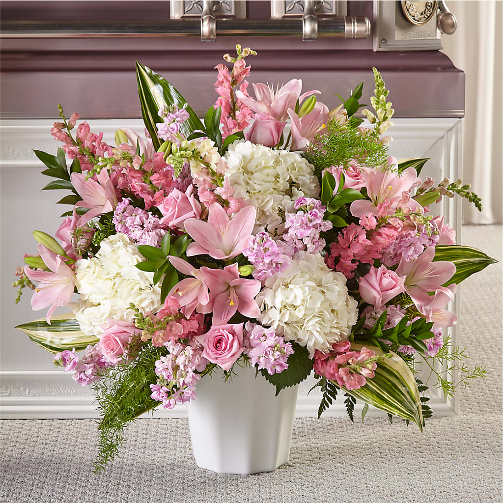 Simply Serene Floor Basket – Backroads Florist, Blairsville GA