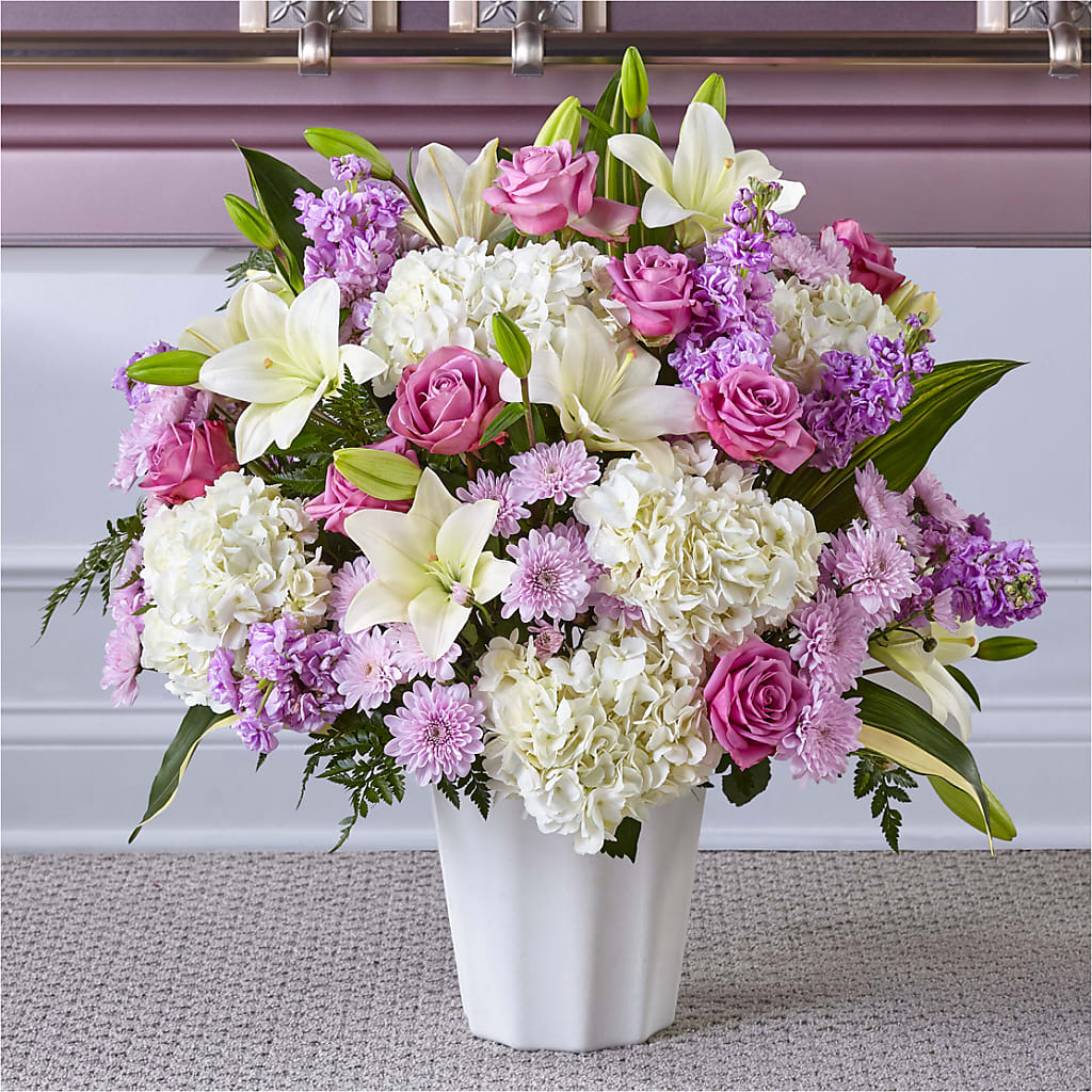 Heaven Sent Floor Basket – Backroads Florist, Blairsville GA