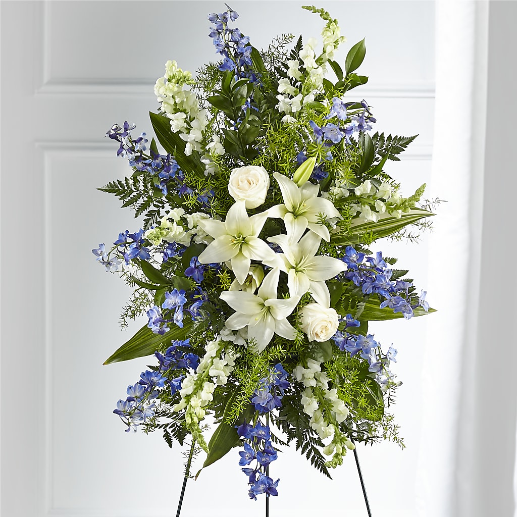 Faithful Friend Standing Spray – Backroads Florist, Blairsville GA