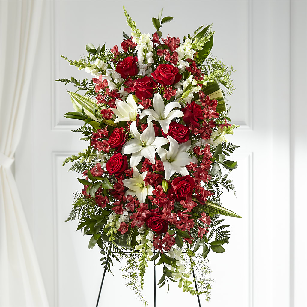 Everlasting Memory Standing Spray – Backroads Florist, Blairsville GA