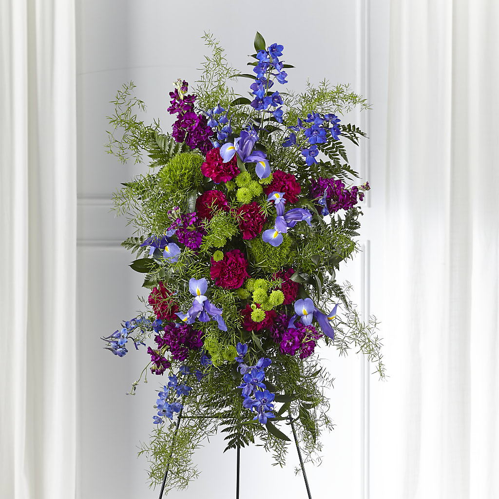 Heavenly Skies Standing Spray – Backroads Florist, Blairsville GA