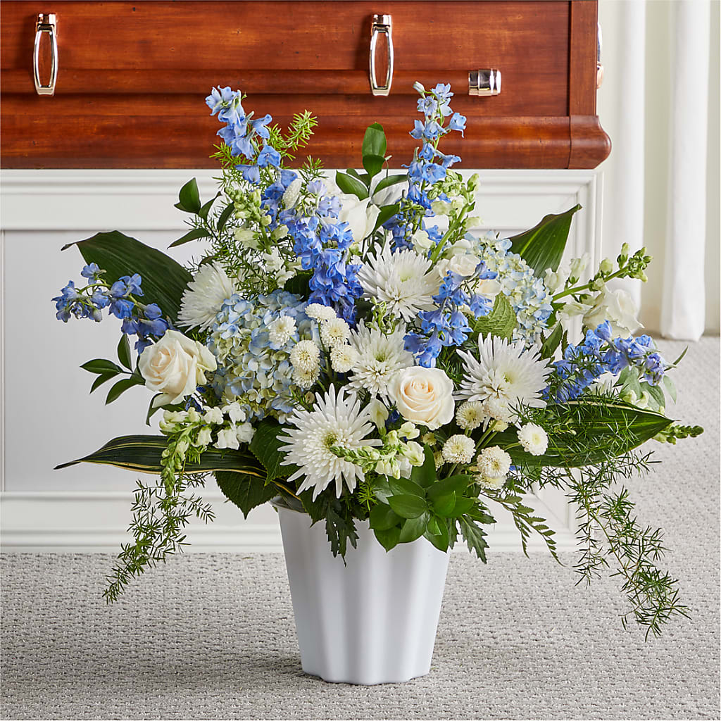 Everlasting Memories Floor Basket – Backroads Florist, Blairsville GA