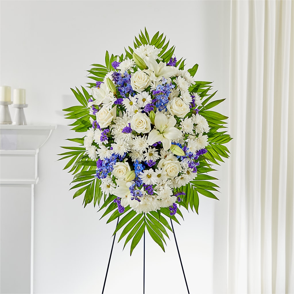 At Rest Standing Spray – Backroads Florist, Blairsville GA