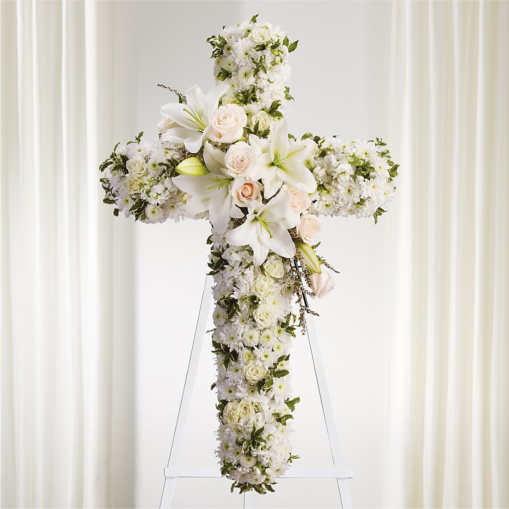 Spiritual Guidance Standing Spray – Backroads Florist, Blairsville GA