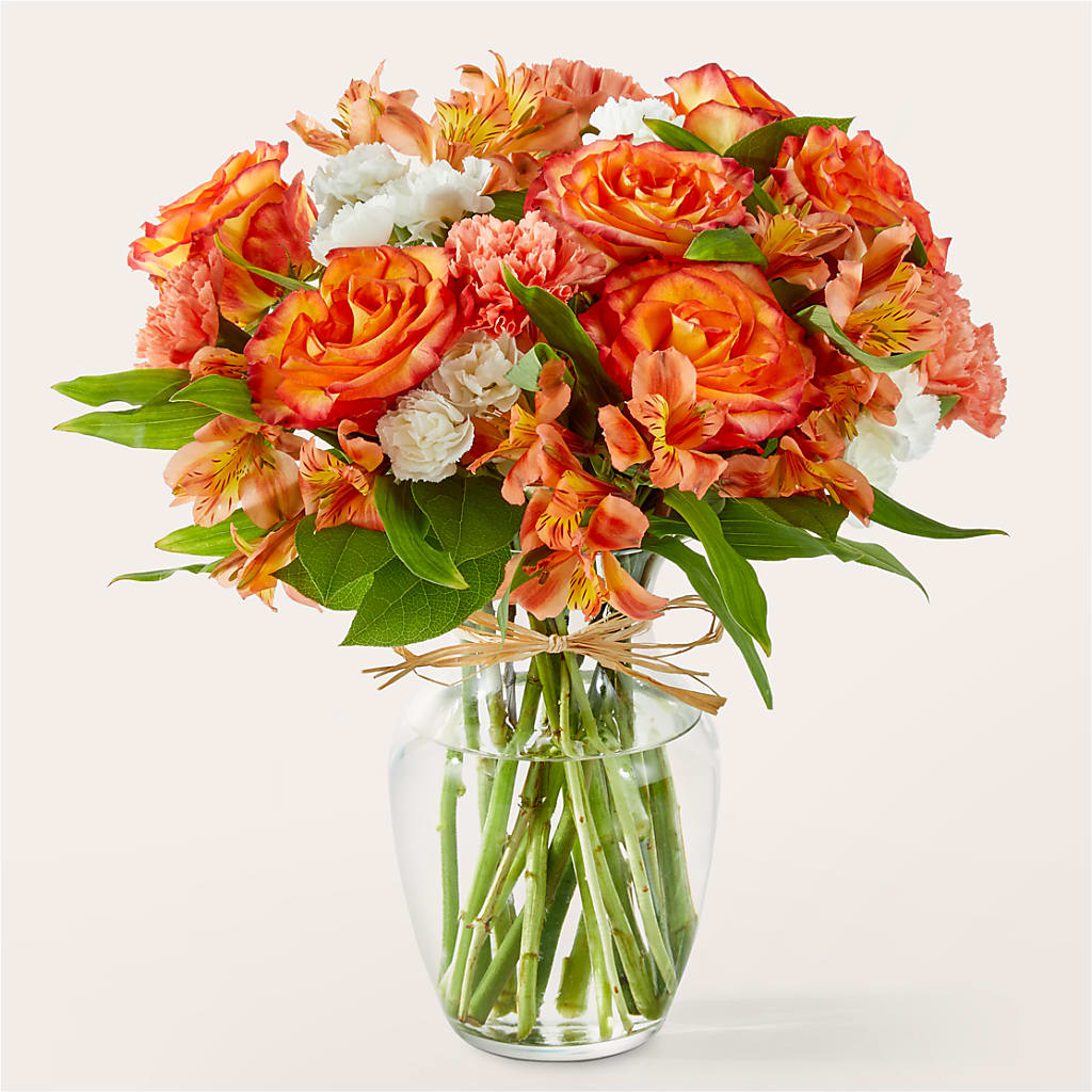 Apricot Glow Bouquet – Backroads Florist, Blairsville GA