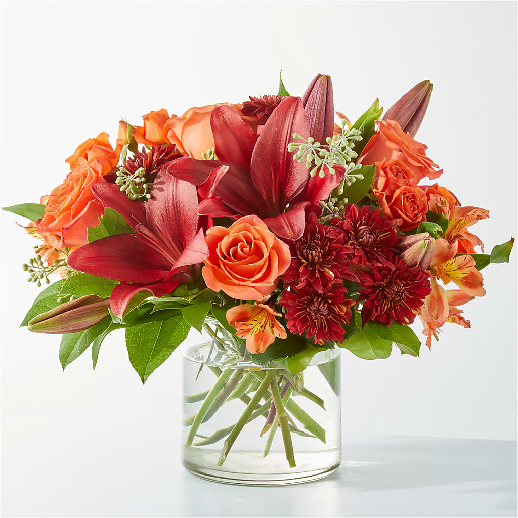 Crimson Leaves Bouquet – Backroads Florist, Blairsville GA