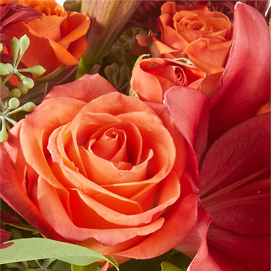 Crimson Leaves Bouquet – Backroads Florist, Blairsville GA
