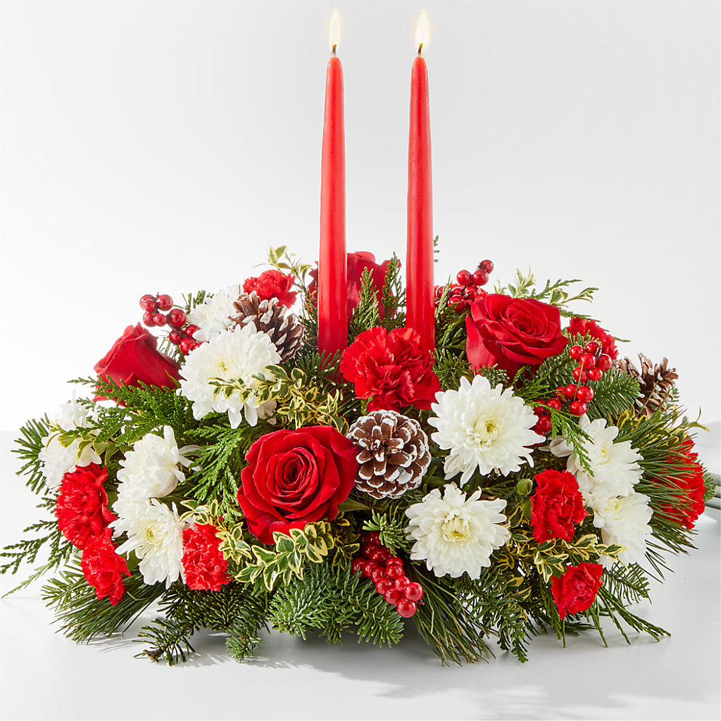 Holiday Soiree Centerpiece – Backroads Florist, Blairsville GA