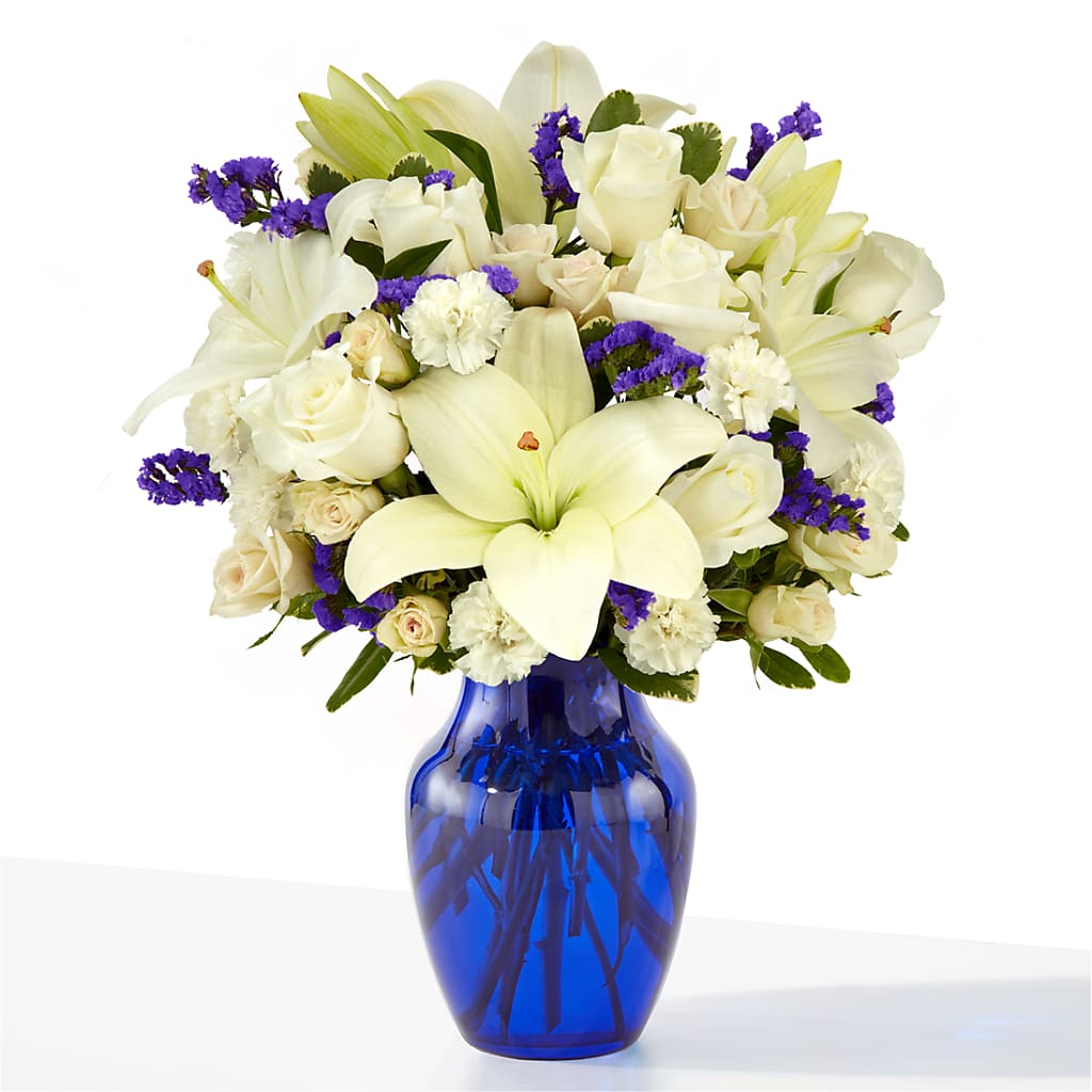 Sapphire Rush Bouquet – Backroads Florist, Blairsville GA
