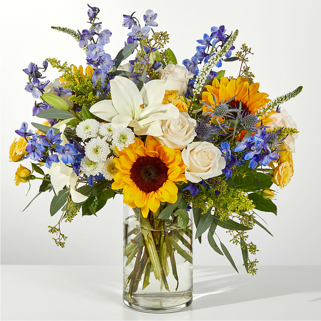 Wonderfully Sunny Bouquet – Backroads Florist, Blairsville GA