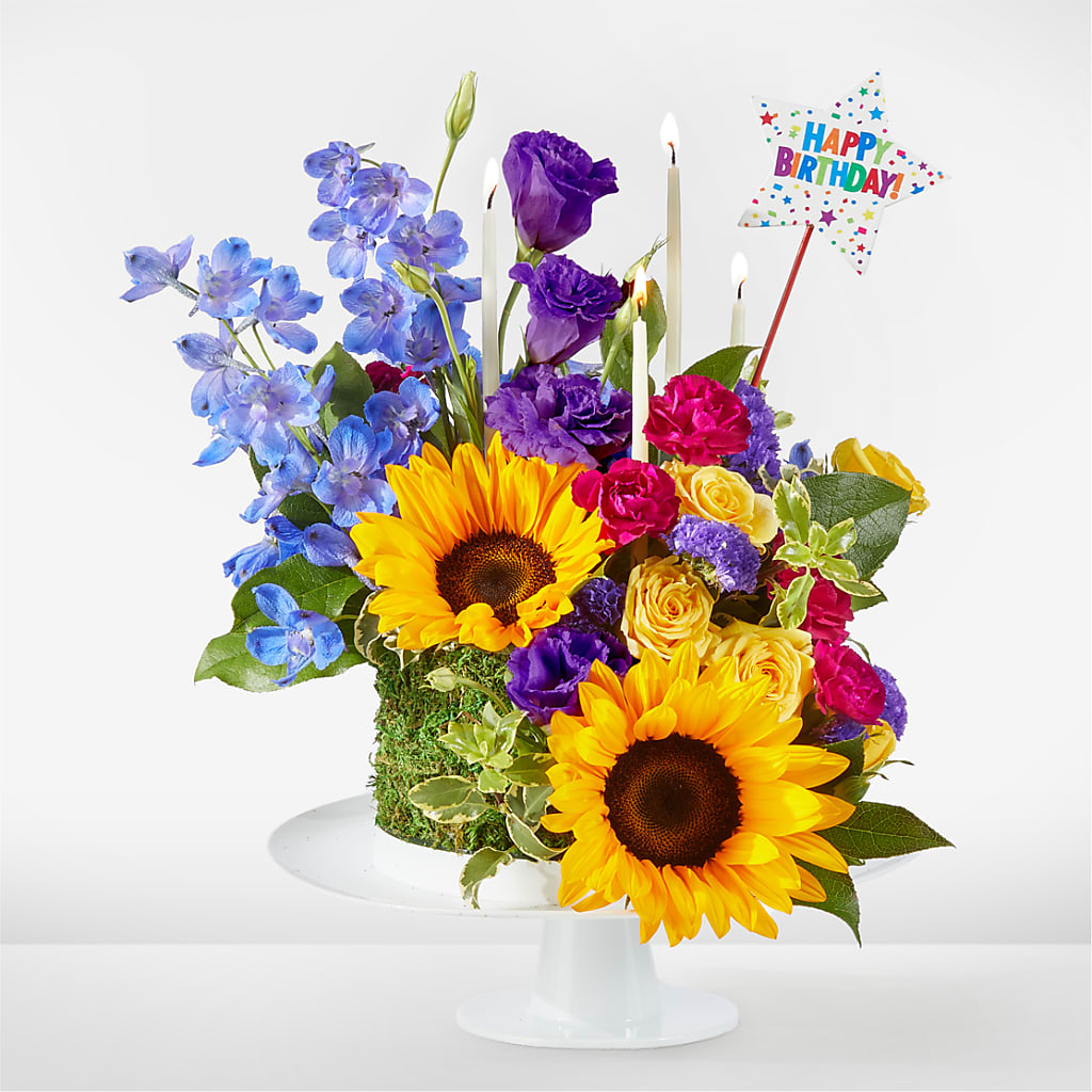 Star of the Day Floral Cake – Backroads Florist, Blairsville GA