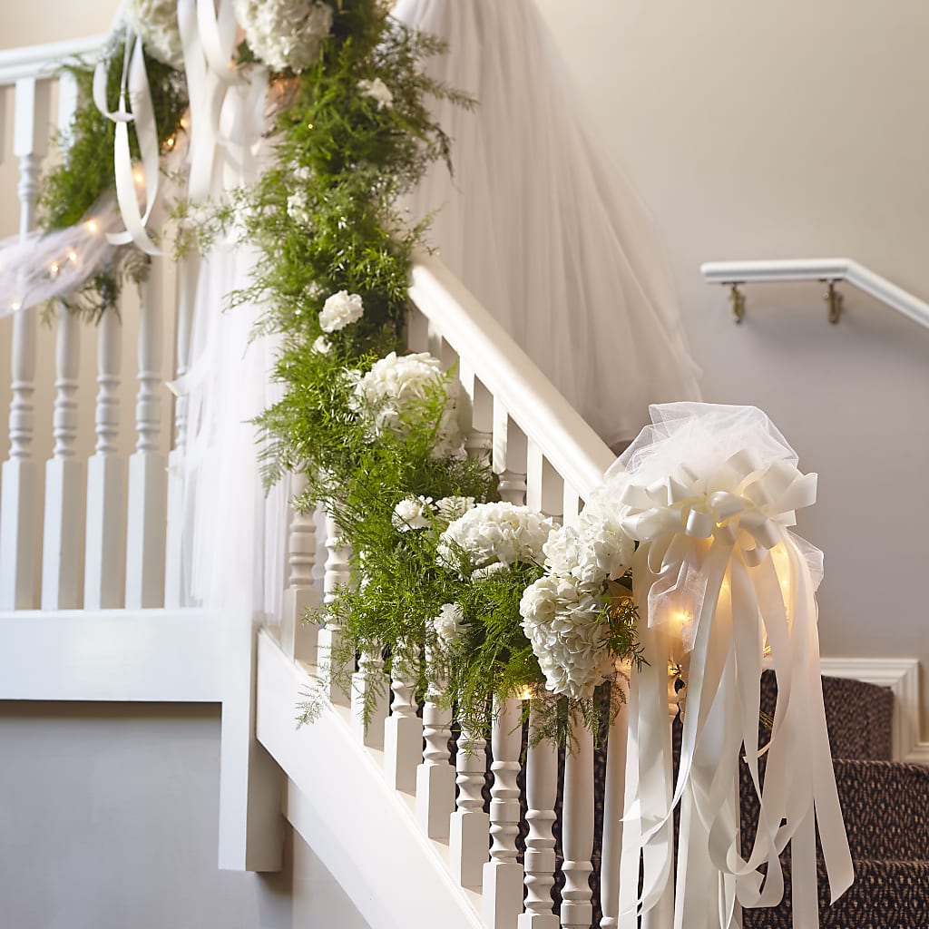 Champagne Dreams Garland – Backroads Florist, Blairsville GA