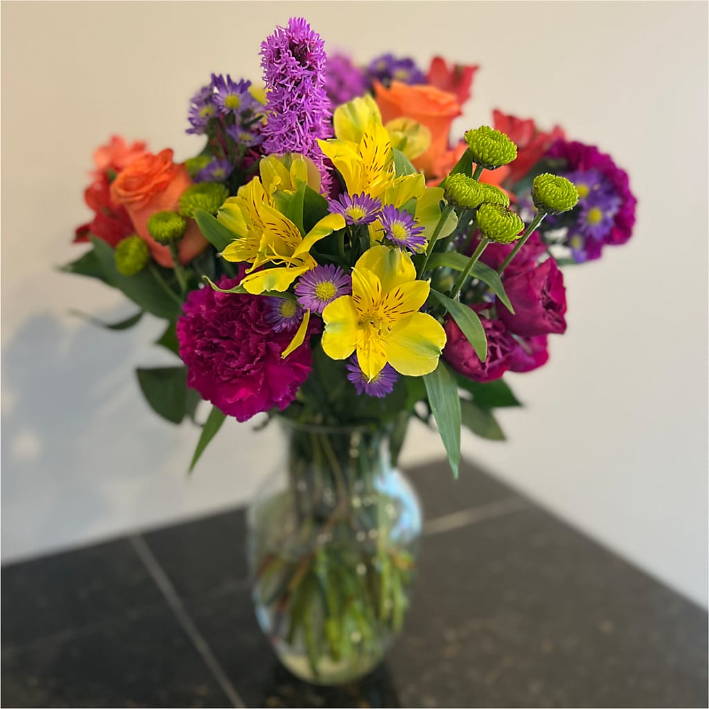 Bold & Bright – A Florist Original –  Backroads Florist, Blairsville GA