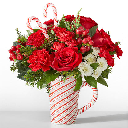 Peppermint Swirl Mug –  Backroads Florist, Blairsville GA