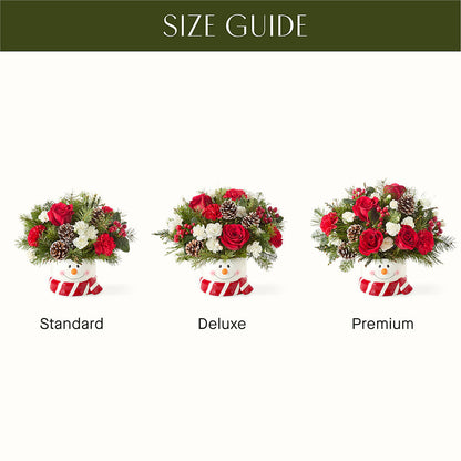 Jolly Snowman Bouquet –  Backroads Florist, Blairsville GA