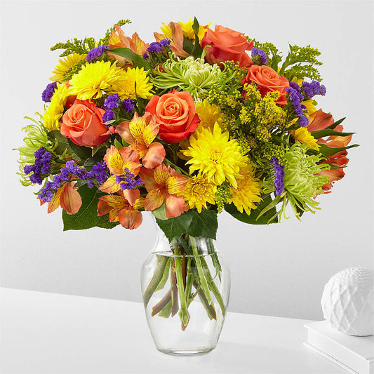 Marmalade Skies Bouquet –  Backroads Florist, Blairsville GA