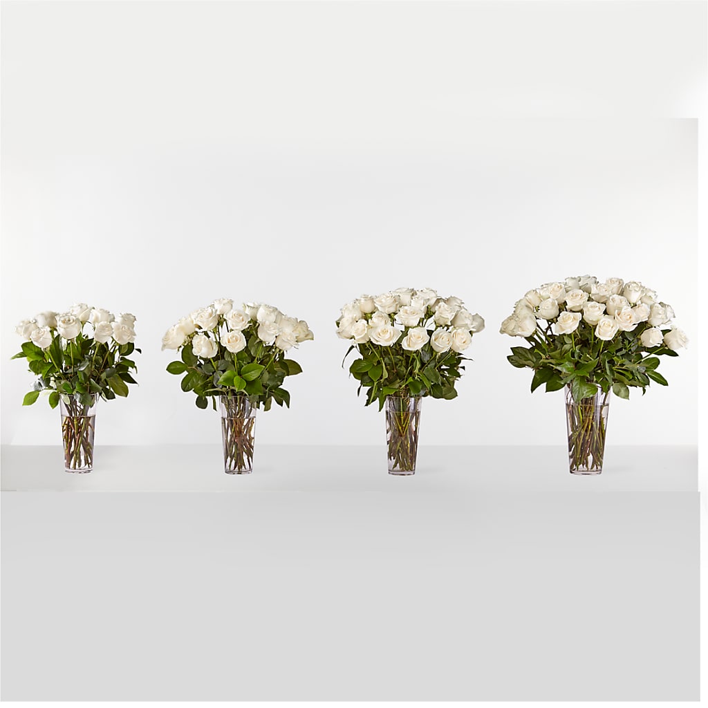 Long Stem White Rose Bouquet –  Backroads Florist, Blairsville GA