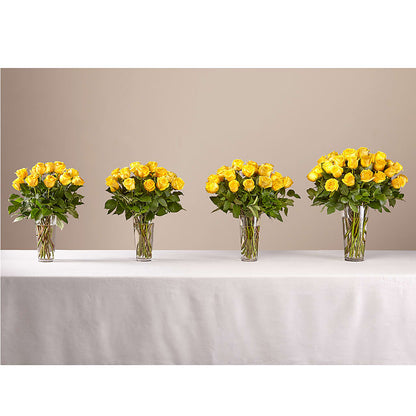 Long Stem Yellow Rose Bouquet –  Backroads Florist, Blairsville GA