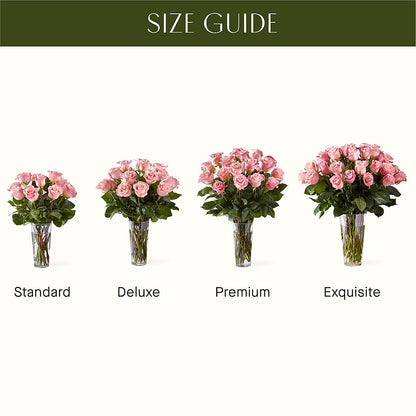 Long Stem Pink Rose Bouquet –  Backroads Florist, Blairsville GA