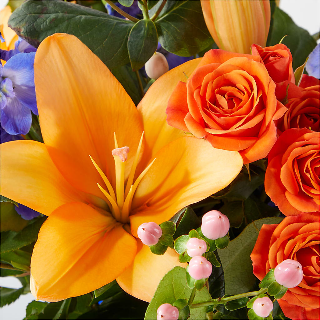 Radiant Citrus Bouquet –  Backroads Florist, Blairsville GA