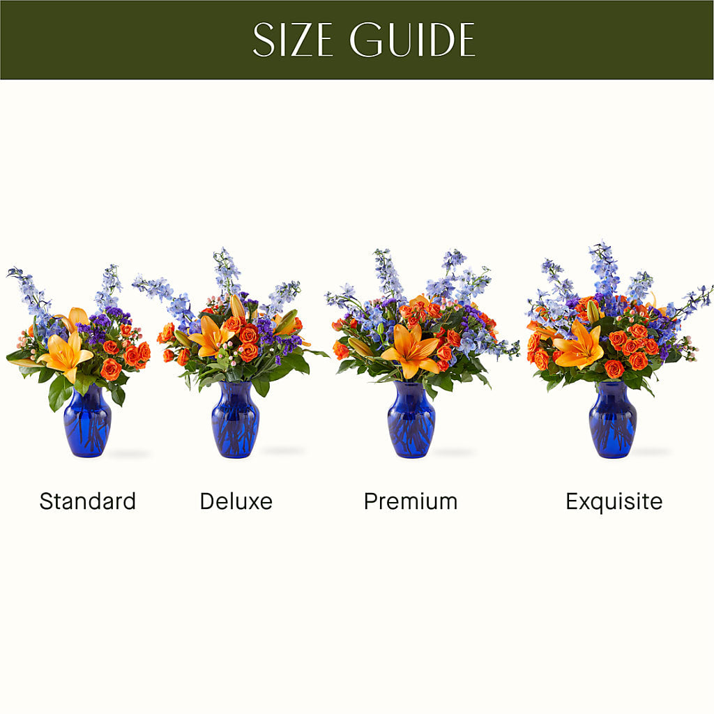 Radiant Citrus Bouquet –  Backroads Florist, Blairsville GA