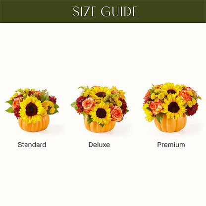 Golden Gourd Pumpkin Bouquet –  Backroads Florist, Blairsville GA