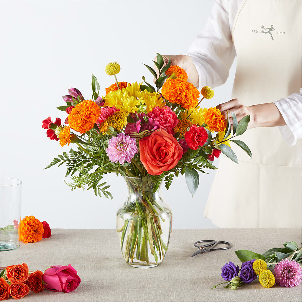 Feast of Color – A Florist Original –  Backroads Florist, Blairsville GA