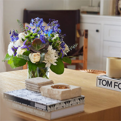 Cerulean Waves Bouquet –  Backroads Florist, Blairsville GA