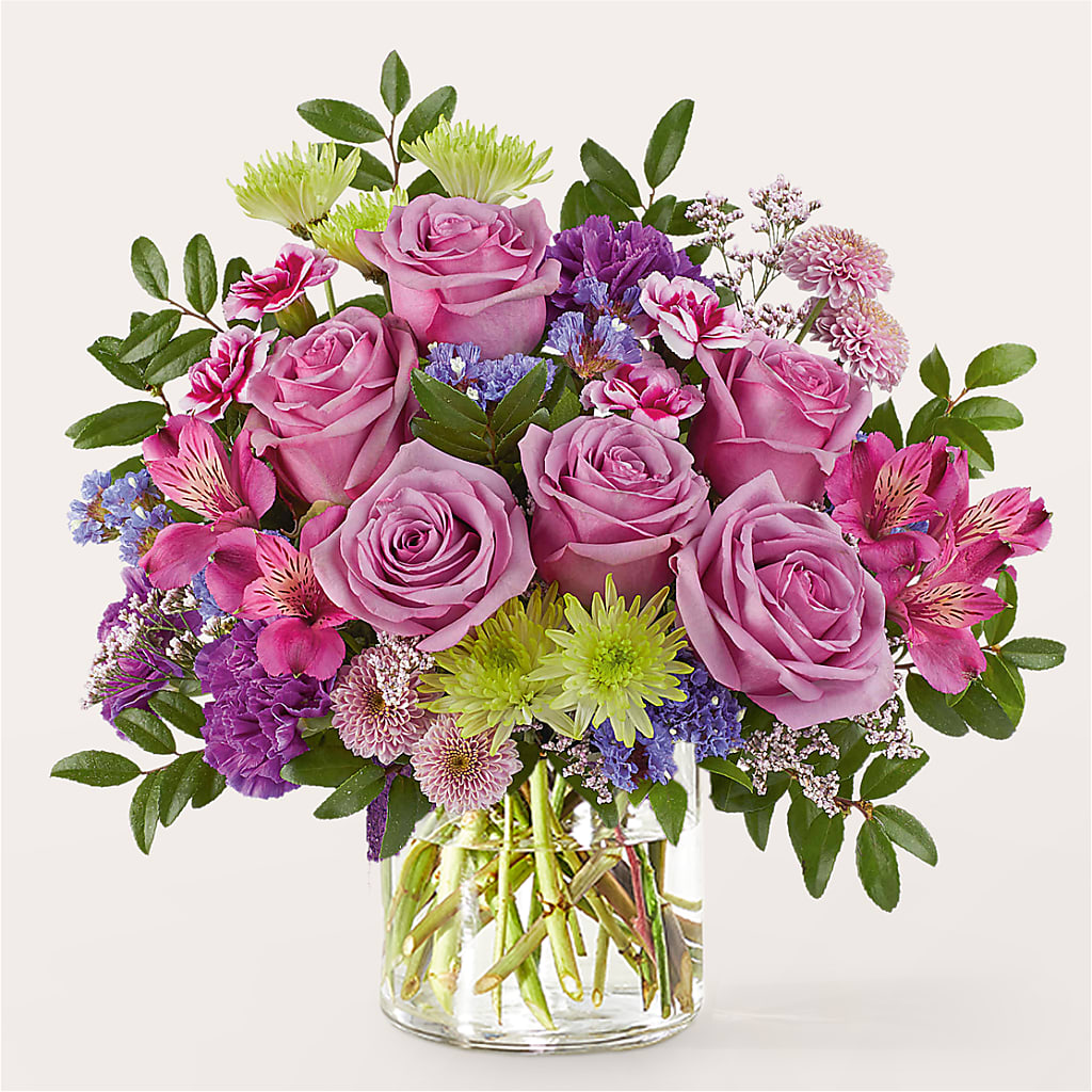 Glass Half Full Bouquet –  Backroads Florist, Blairsville GA