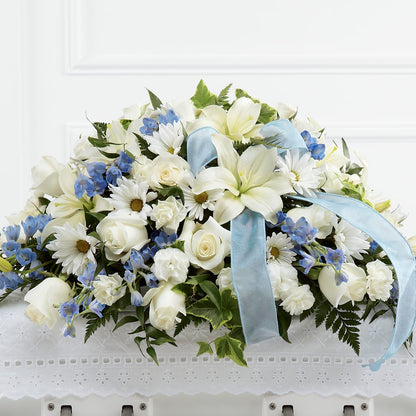 Tender Treasure Casket Spray –  Backroads Florist, Blairsville GA