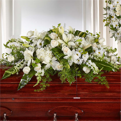 Abundance Casket Spray –  Backroads Florist, Blairsville GA