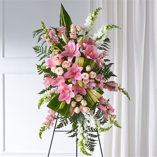 Elegant Embrace Standing Spray –  Backroads Florist, Blairsville GA