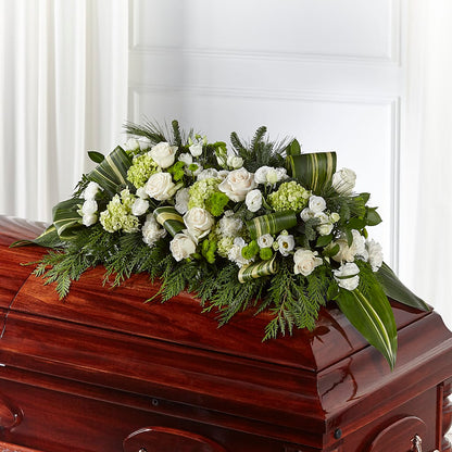 Hopeful Gesture Casket Spray –  Backroads Florist, Blairsville GA
