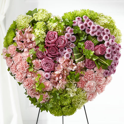 Heartwarming Standing Heart –  Backroads Florist, Blairsville GA