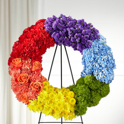 Circle of Love Wreath –  Backroads Florist, Blairsville GA