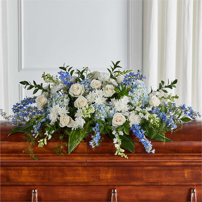 Timeless Essence Casket Spray –  Backroads Florist, Blairsville GA