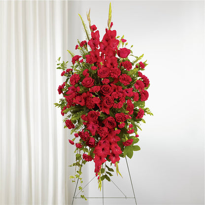 From the Heart Standing Spray –  Backroads Florist, Blairsville GA