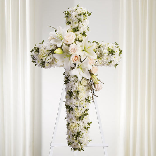 Spiritual Guidance Standing Spray –  Backroads Florist, Blairsville GA